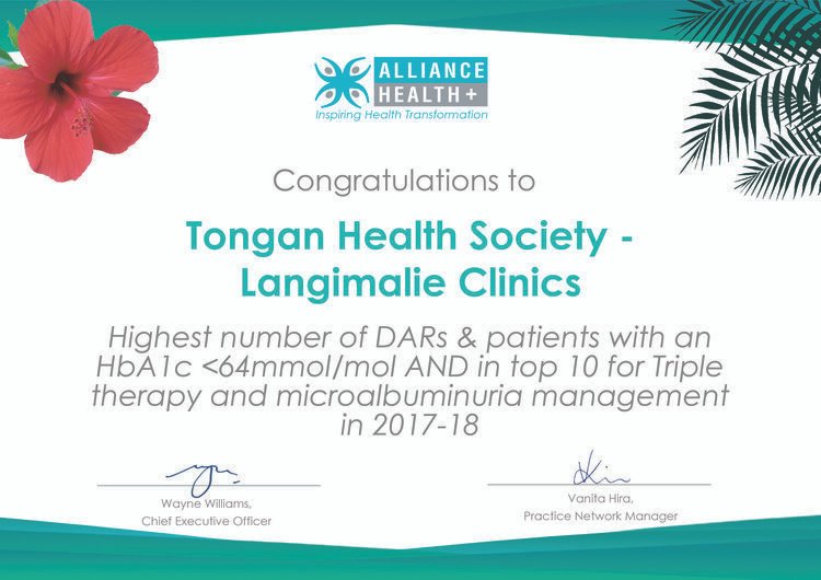 Alliance Health Plus award