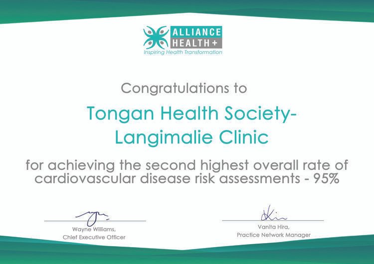 Alliance Health Plus award